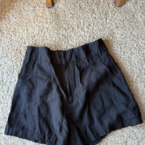 SHEIN Black High Waist Women's Shorts